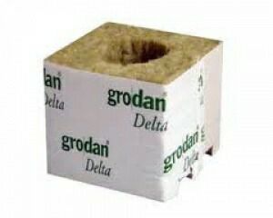 grodan Delta DM4G 定植用ロックウールブロックは水耕栽培キット